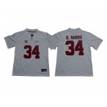 Alabama Crimson Tide #34 Damien Harris White Nike College Football Jersey