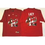 Alabama Crimson Tide #42 Eddie Lacy Red Player Fashion Stitched NCAA Jersey