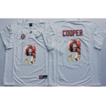 Alabama Crimson Tide #9 Amari Cooper White Player Fashion Stitched NCAA Jersey