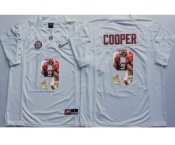 Alabama Crimson Tide #9 Amari Cooper White Player Fashion Stitched NCAA Jersey