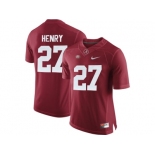 Alabama Crimson Tide Derrick Henry #27 College Football Diamond Quest Jersey - Crimson