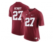 Alabama Crimson Tide Derrick Henry #27 College Football Diamond Quest Jersey - Crimson