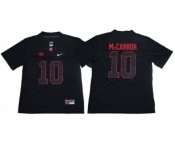 Crimson Tide #10 AJ McCarron Blackout Limited Stitched NCAA Jersey