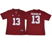 Crimson Tide #13 Tua Tagovailoa Red Limited Stitched NCAA Jersey