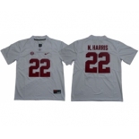 Crimson Tide #22 Najee Harris White Limited Stitched NCAA Jersey