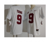 Men Alabama Crimson Tide #9 Bryce Young White College Football Jersey