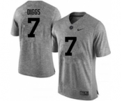 Men's Alabama Crimson Tide #7 Trevon Diggs Gray 2019 College Football Jersey