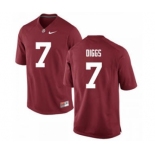 Men's Alabama Crimson Tide #7 Trevon Diggs Scarlet 2019 College Football Jersey