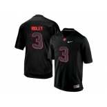 Men's Alabama Crimson Tide Calvin Ridley #3 College Football Limited Jersey - Blackout