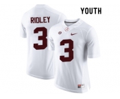 2016 Youth Alabama Crimson Tide Calvin Ridley #3 College Football Limited Jersey - White