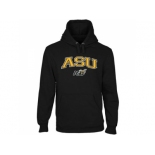 Alabama State Hornets Logo Arch Applique Pullover Hoodie Black