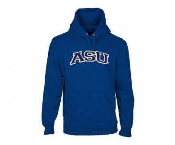 Angelo State Rams Arch Name Pullover Hoodie Royal Blue