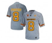 Men's Arizona State Sun Devils D.J. Foster #8 Desert Fuel College Football Jersey - Grey