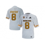 Men's Arizona State Sun Devils D.J. Foster #8 Desert Ice College Football Jersey - White