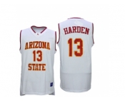 Men's Arizona State Sun Devils James Harden #13 College Basketball Jersey - White