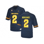 Men's Arizona State Sun Devils Mike Bercovici #2 College Football Jersey - Black