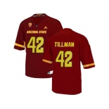 Men's Arizona State Sun Devils Pat Tillman #42 College Football Jersey - Maroon