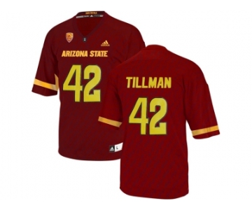 Men's Arizona State Sun Devils Pat Tillman #42 College Football Jersey - Maroon