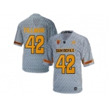 Men's Arizona State Sun Devils Pat Tillman #42 Desert Fuel College Football Jersey - Grey