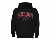 Arkansas Razorbacks Midsized Pullover Hoodie Black