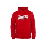 Arkansas State Red Wolves Double Bar Pullover Hoodie Red