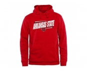 Arkansas State Red Wolves Double Bar Pullover Hoodie Red