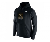 Army Black Knights Nike Big Logo Fleece Hoodie Black