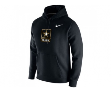 Army Black Knights Nike Big Logo Fleece Hoodie Black