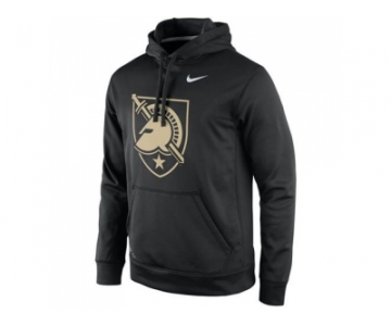 Army Black Knights Nike Practice Performance Hoodie Black