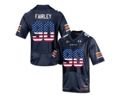 2016 US Flag Fashion Men's Under Armour Nick Fairley #90 Auburn Tigers College Football Jersey - Navy Blue