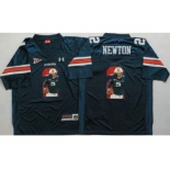 Auburn Tigers #2 Cam Newton Blue Player Fashion Stitched NCAA Jersey