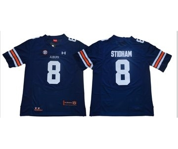 Auburn Tigers #8 Jarrett Stidham Navy College Football Jersey