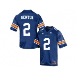 Men's Under Armour Cam Newton #2 Auburn Tigers College Football Throwback Jersey - Navy Blue