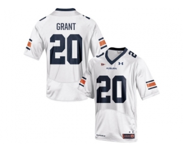 Men's Under Armour Corey Grant #20 Auburn Tigers College Football Jersey - White