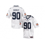 Men's Under Armour Nick Fairley #90 Auburn Tigers College Football Jersey - White