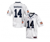 Men's Under Armour Nick Marshall #14 Auburn Tigers College Football Jersey - White