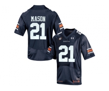 Men's Under Armour Tre Mason #21 Auburn Tigers College Football Jersey - Navy Blue