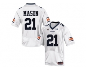 Men's Under Armour Tre Mason #21 Auburn Tigers College Football Jersey - White