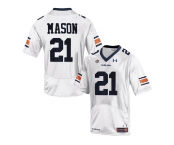 Men's Under Armour Tre Mason #21 Auburn Tigers College Football Jersey - White