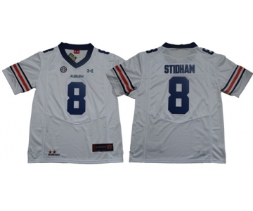 Tigers #8 Jarrett Stidham White Limited Stitched NCAA Jersey