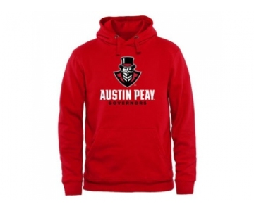 Austin Peay State Governors Team Strong Pullover Hoodie Red