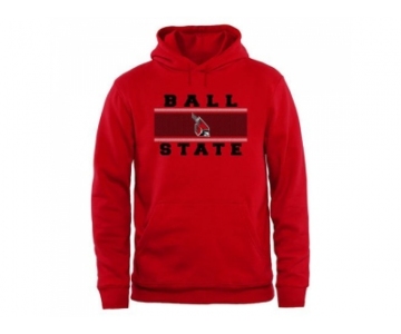 Ball State Cardinals Big & Tall Micro Mesh Sweatshirt Red