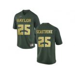 Men's Baylor Bears Lache Seastrunk #25 College Football Jersey - Green