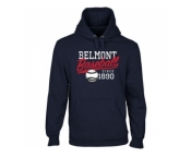 Belmont Bruins Ballpark Pullover Hoodie Navy Blue