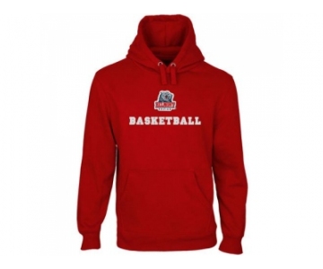 Belmont Bruins Custom Sport Logo Applique Pullover Hoodie Red