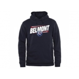 Belmont Bruins Double Bar Pullover Hoodie Navy