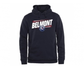 Belmont Bruins Double Bar Pullover Hoodie Navy