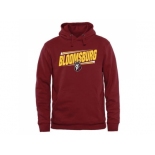 Bloomsburg Huskies Double Bar Pullover Hoodie Maroon