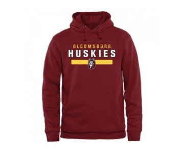 Bloomsburg Huskies Team Strong Pullover Hoodie Garnet