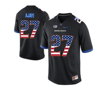 2016 US Flag Fashion Men's Boise State Broncos Jay Ajayi #27 College Football Jerseys - Black